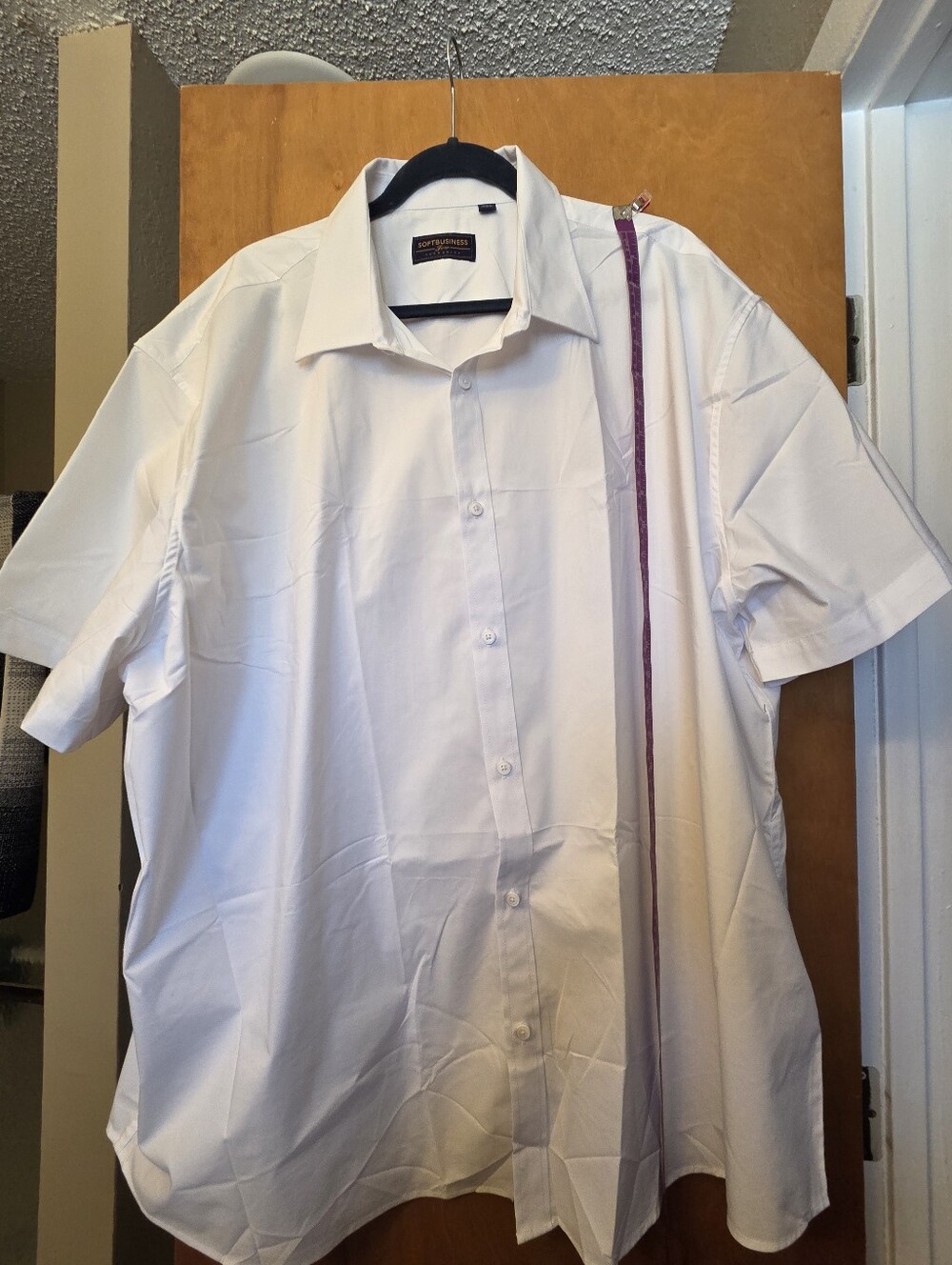 J.Ver White Short-Sleeve Button-Down Shirt
